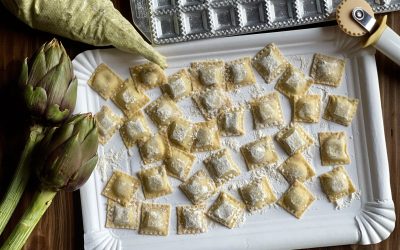 Ravioli di carciofi alla ligure